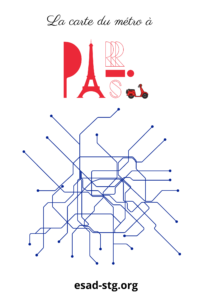 La carte du métro à Paris